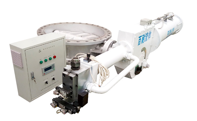 Spring-hydraulic dual-redundancy intelligent butterfly valve for heating
